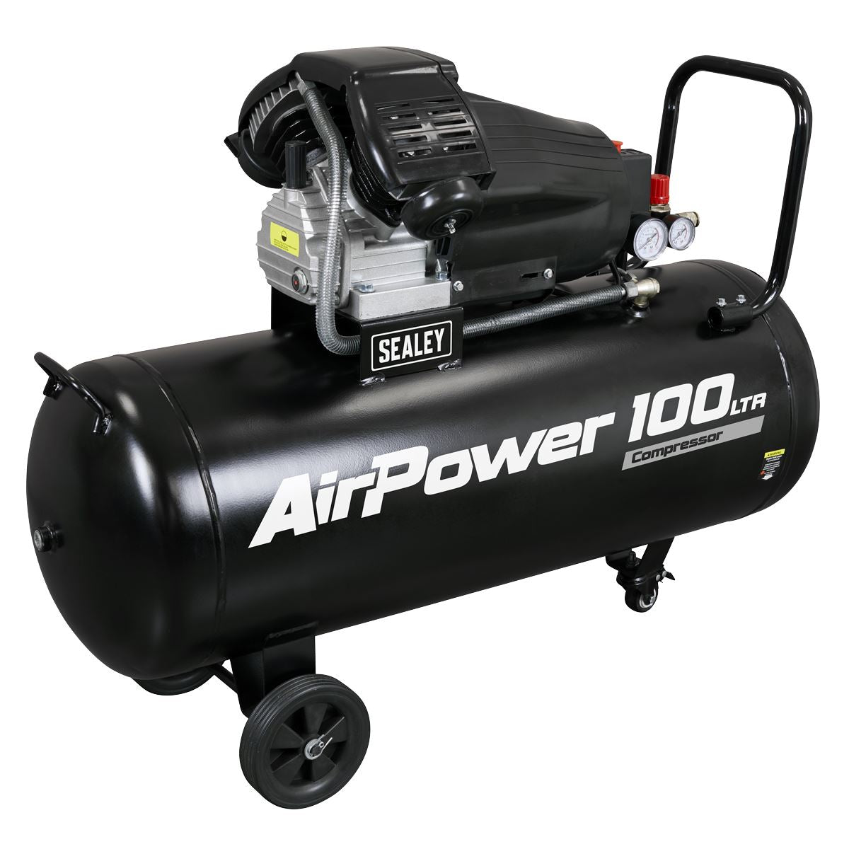 Sealey 100L V-Twin Direct Drive Air Compressor 3hp