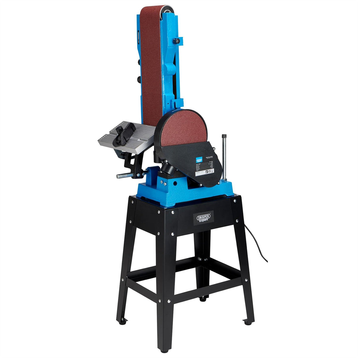 Draper Expert 230V Belt and Disc Sander With Tool Stand 150mm 750W 98423  White Rose Tools