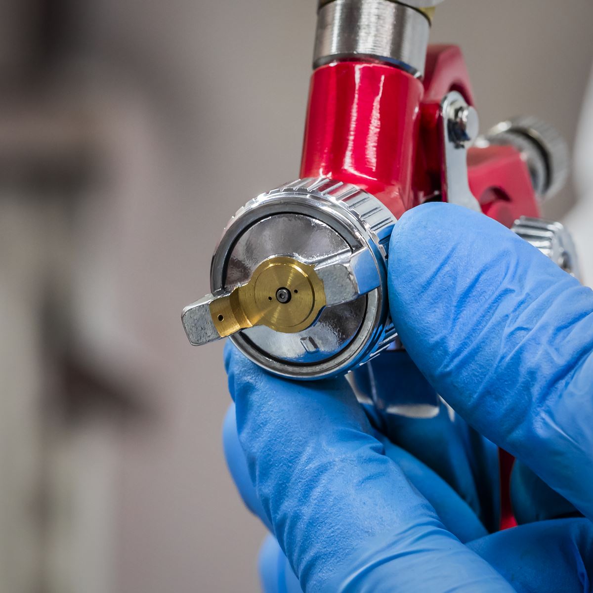 Sealey HVLP Gravity Feed Touch-Up Spray Gun - 0.8mm Set-Up 
