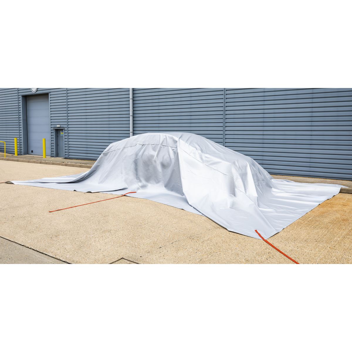 Sealey Vehicle Fire Safety Blanket - Silicone Coated 6 x 8m  White Rose Tools