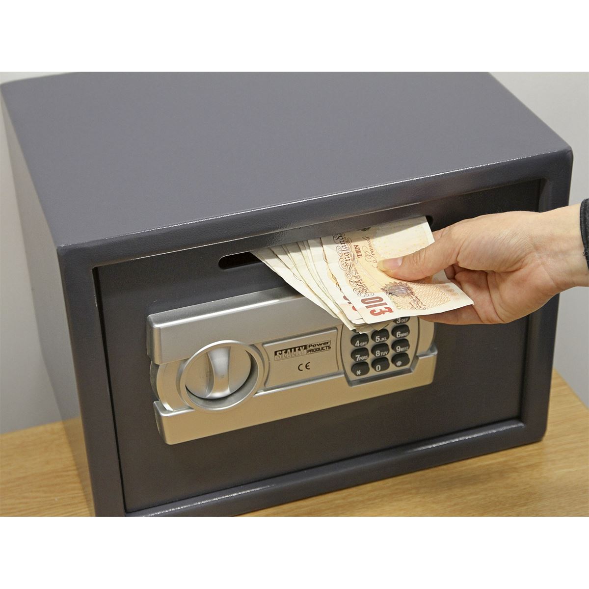 Sealey Electronic Combination Security Safe with Deposit Slot 350 x 250 x 250mm 