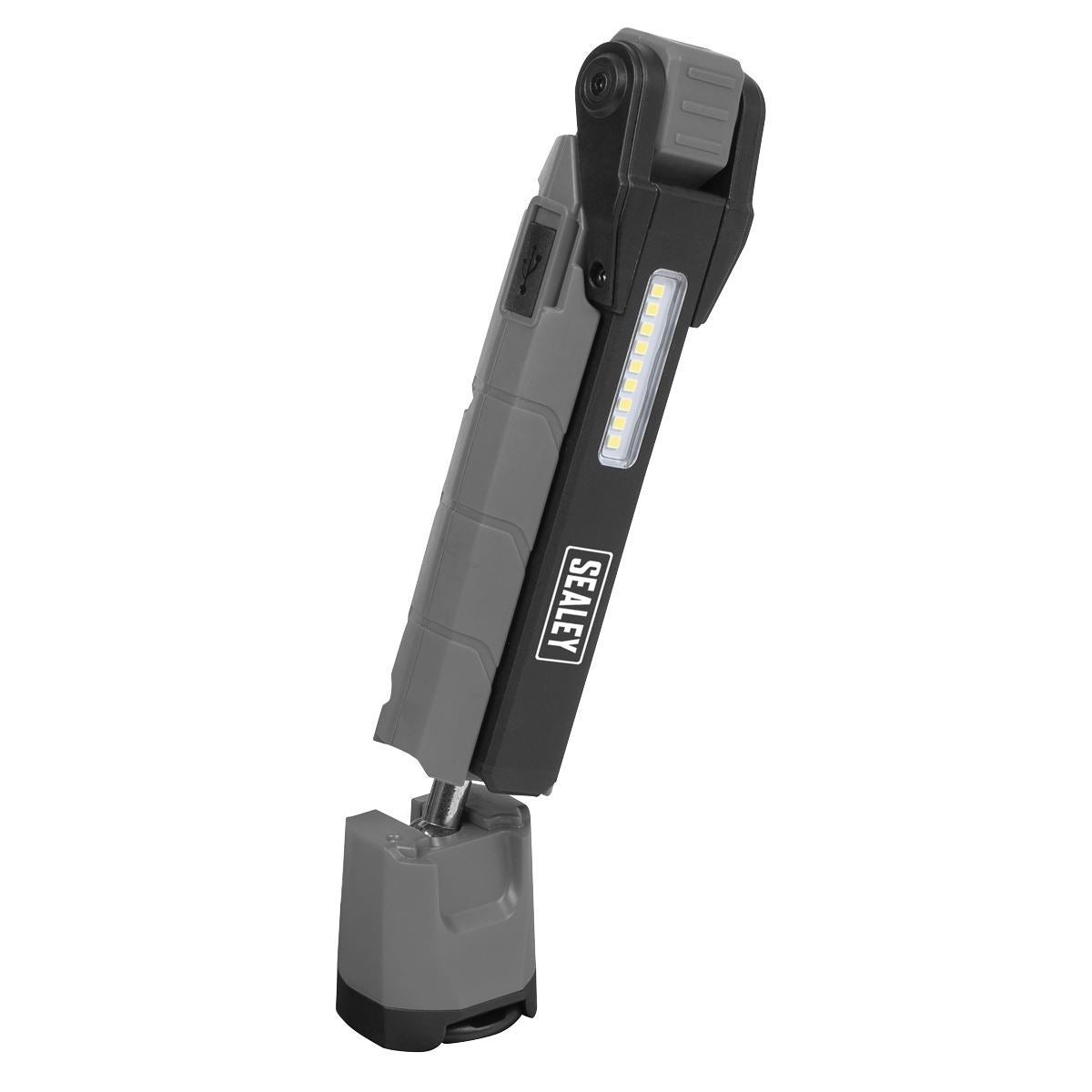 Sealey Rechargeable 360° Inspection Light 10W & 2 x 4W SMD LED Grey  White Rose Tools