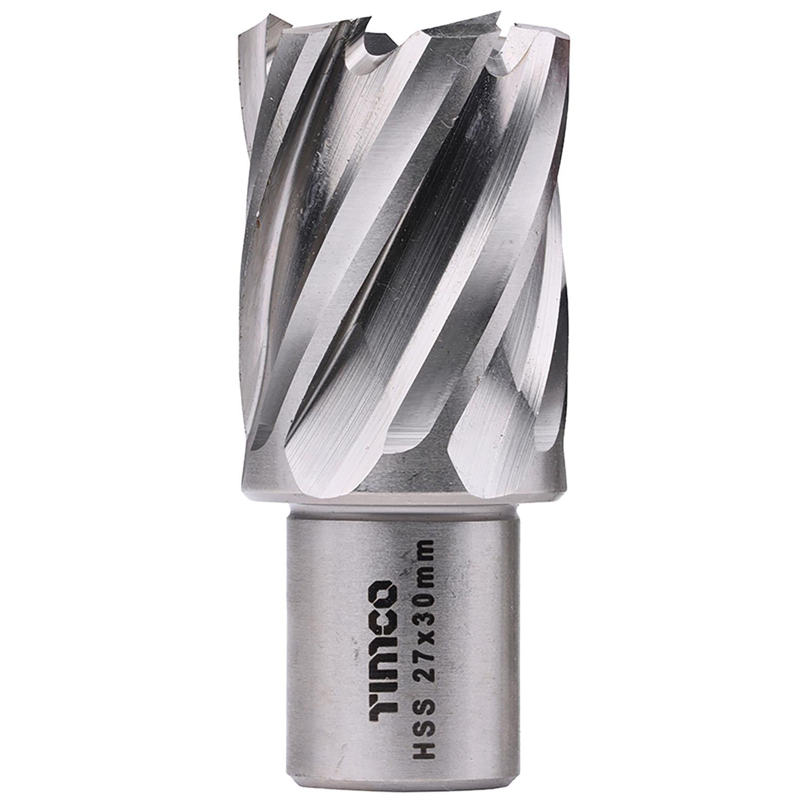 TIMCO Broaching Cutters M2 HSS Steel Mag Drill Bit and Replacement Pilot Pins - Choose Size