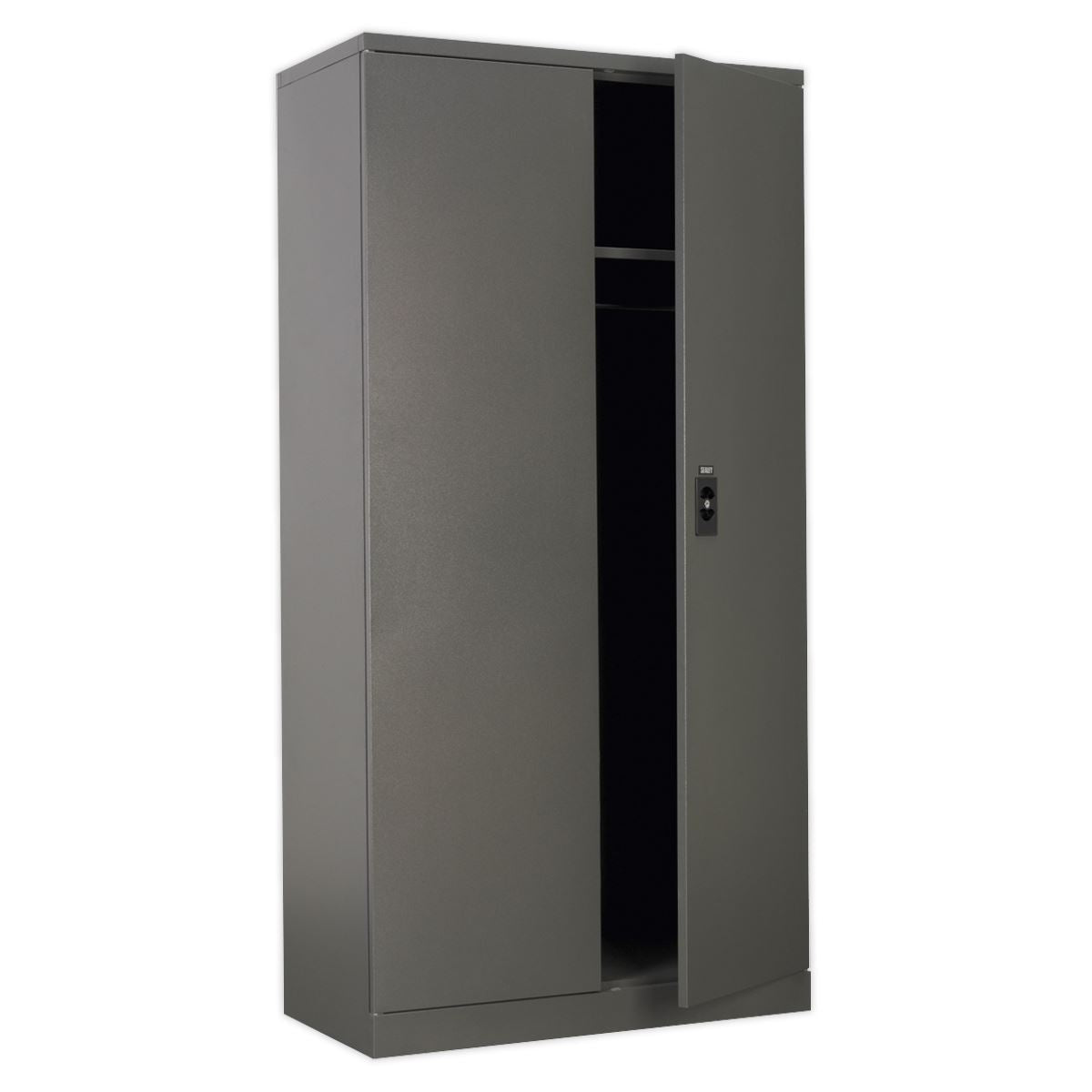 Sealey Floor Cabinet 4 Shelf plus Hanging Rail 2 Door 