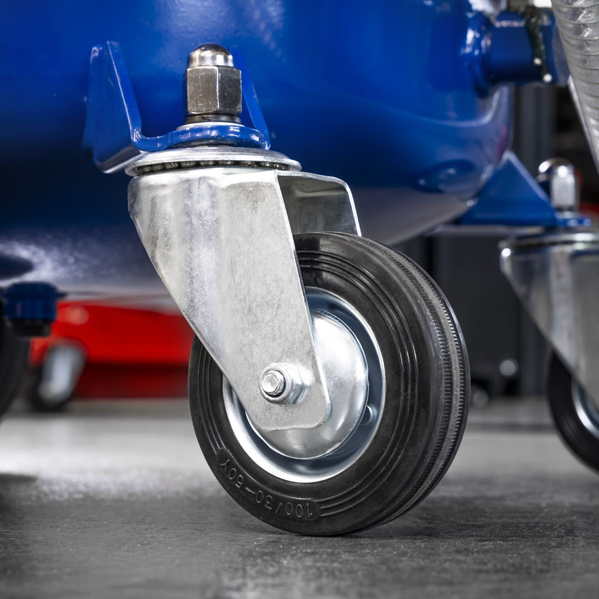 Sealey Air Discharge Mobile Oil Drainer with Probes 90L