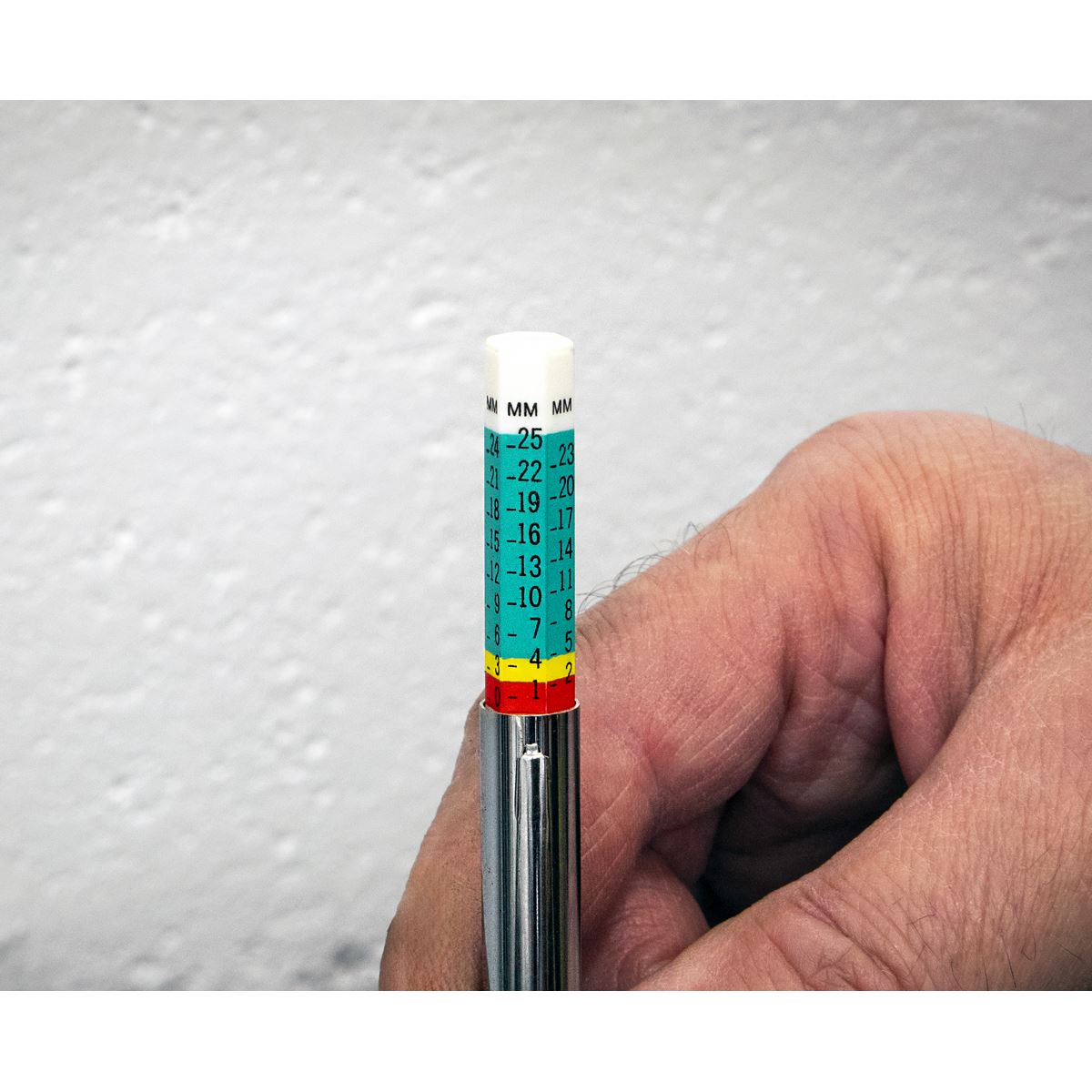 Sealey Pocket Type Tyre Tread Depth Gauge  White Rose Tools
