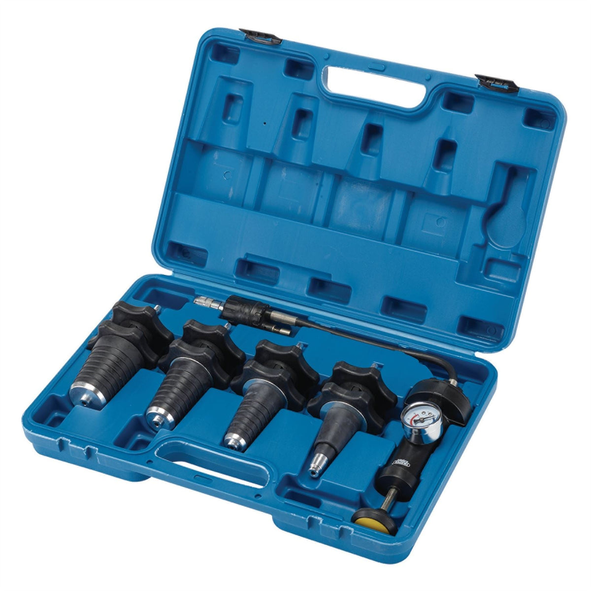Draper Expert Universal Cooling System Pressure Test Kit (5 Piece) 53591  White Rose Tools