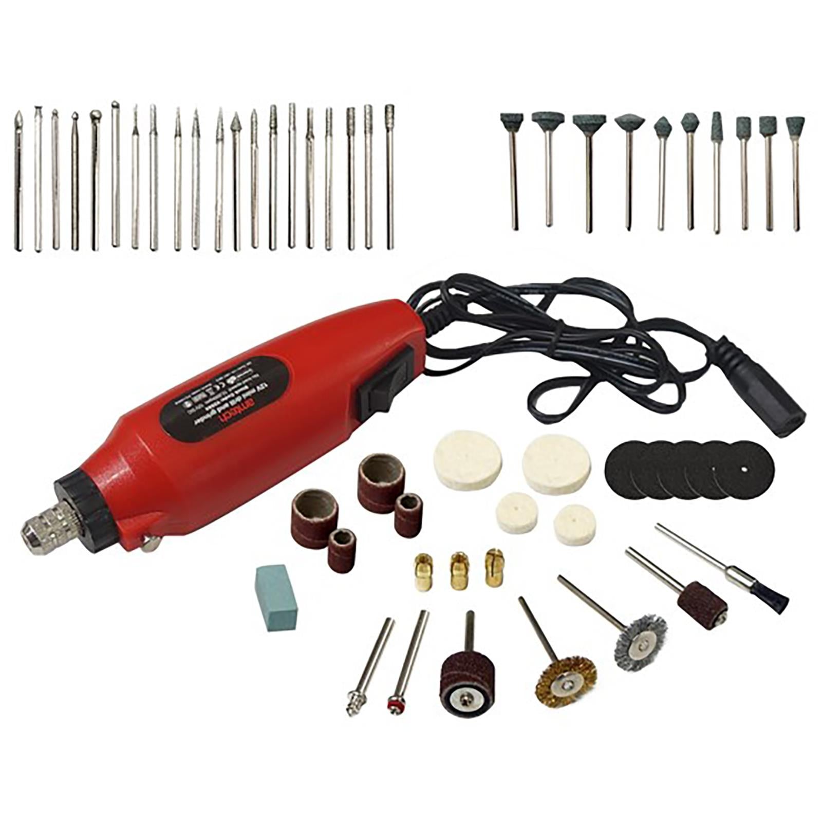 Amtech Mini Drill and Grinder Kit in Case 60 Piece