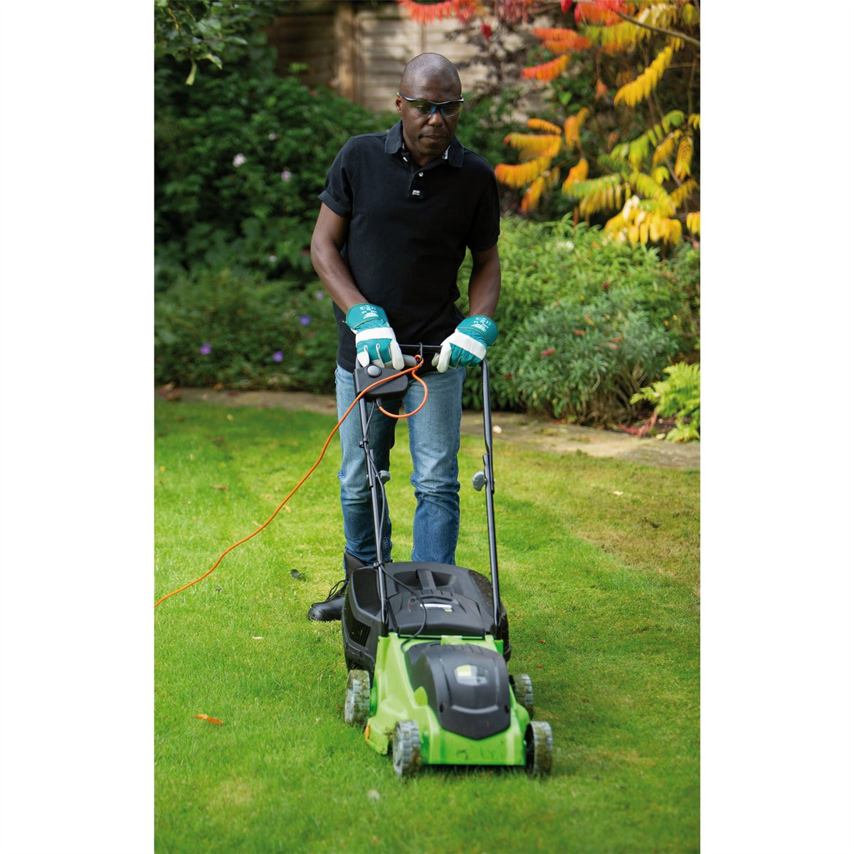 Draper Storm Force 230V Lawn Mower 380mm 1400W 20227  White Rose Tools