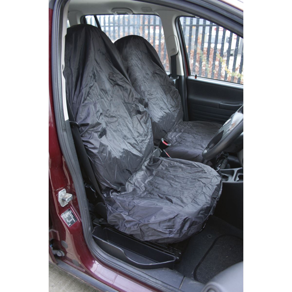 Sealey Heavy-Duty Front Seat Protector Set 2pc