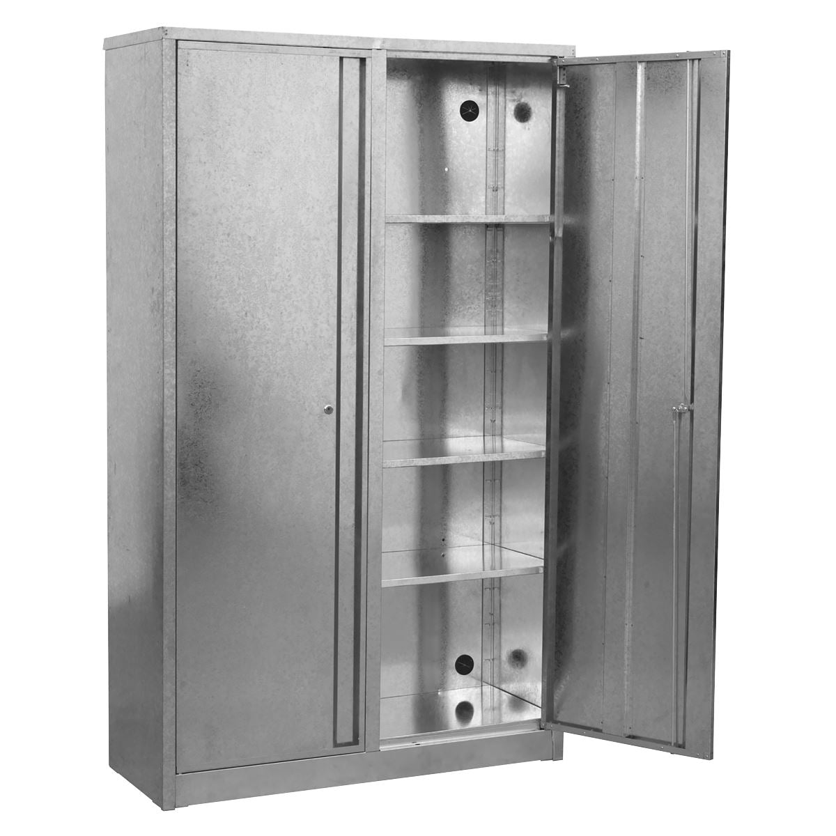 Sealey Galvanized Steel Floor Cabinet 4-Shelf Extra-Wide 