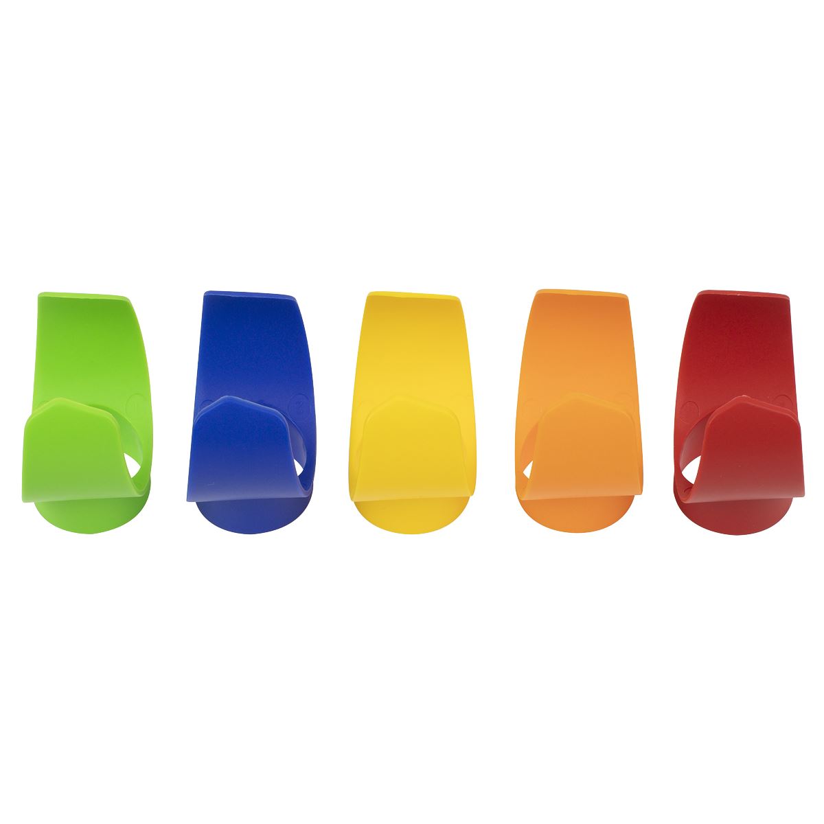 Sealey Pressure Sprayer Colour-Coded Caps 5pc 