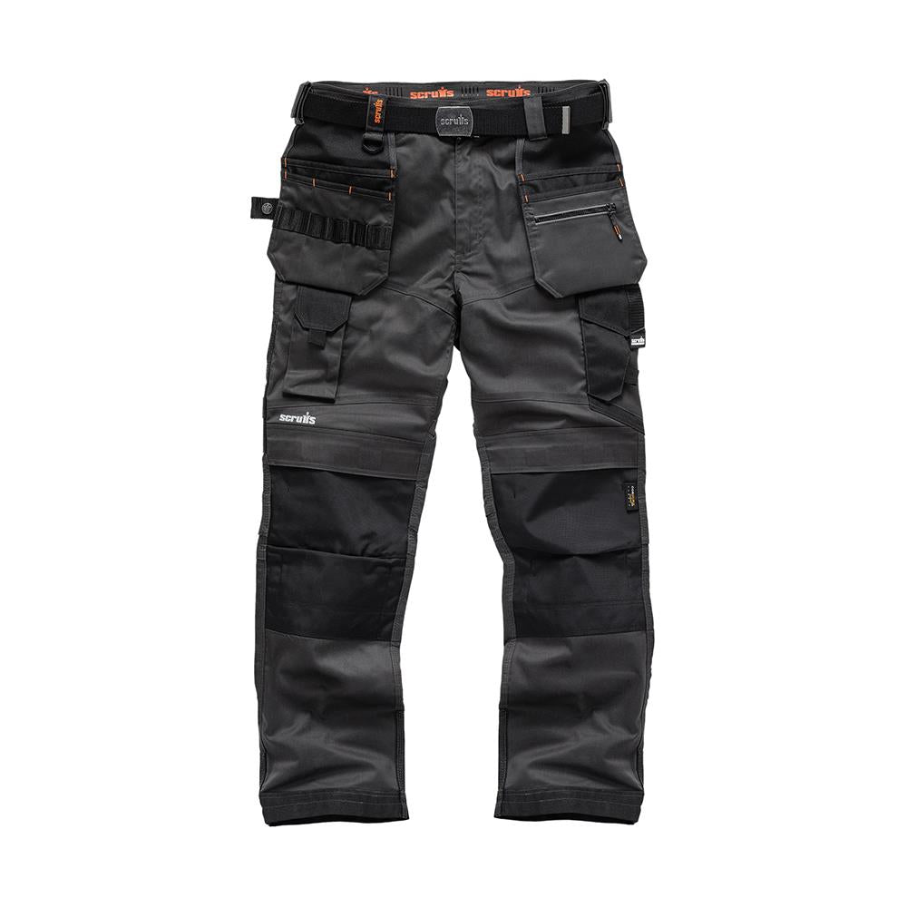Scruffs Pro Flex Holster Trousers Graphite - Choose Size  White Rose Tools