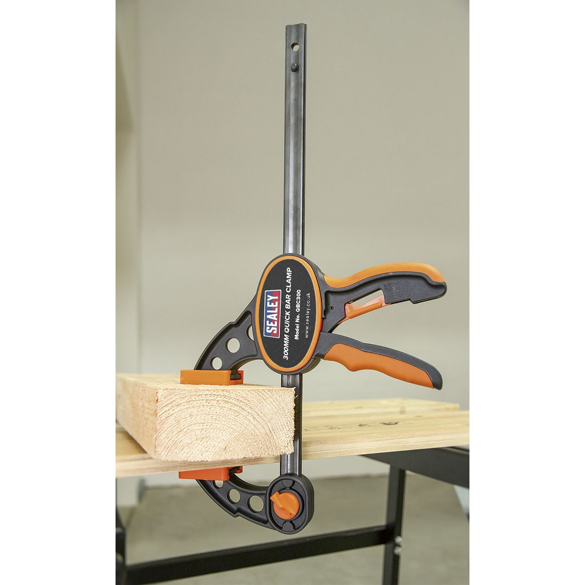 Sealey Quick Bar Clamp 300mm - 2pc Set 