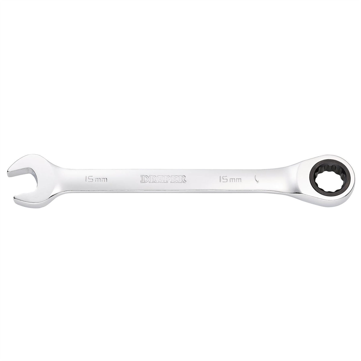 Draper Metric Ratcheting Combination Spanner 15mm 31012  White Rose Tools