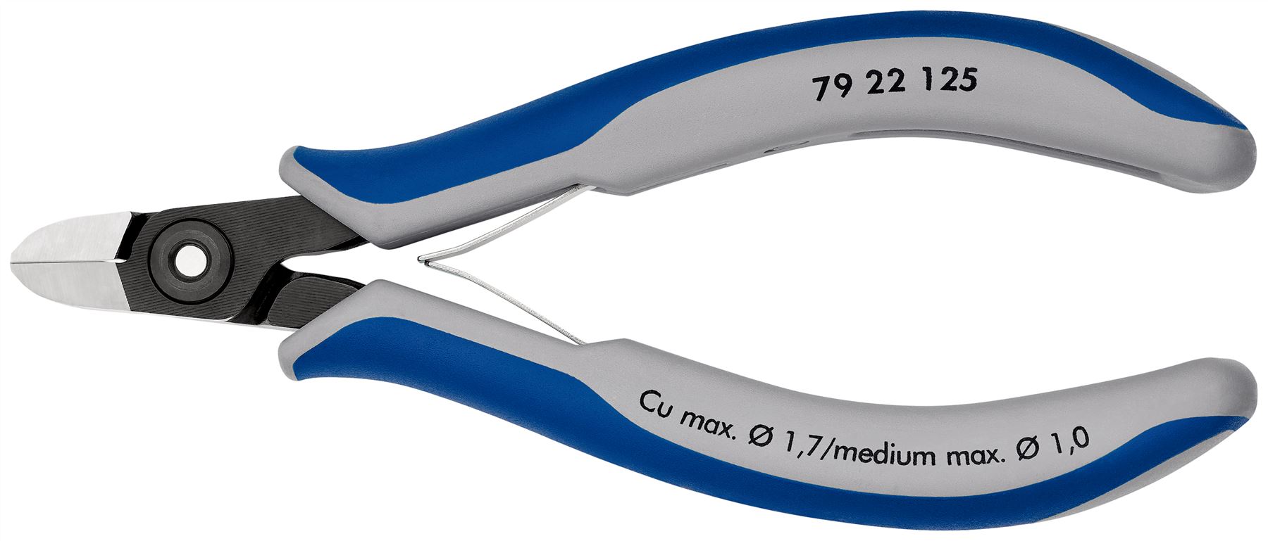 KNIPEX Precision Electronics Diagonal Cutter Cutting Pliers 125mm Multi Component Grips 79 22 125