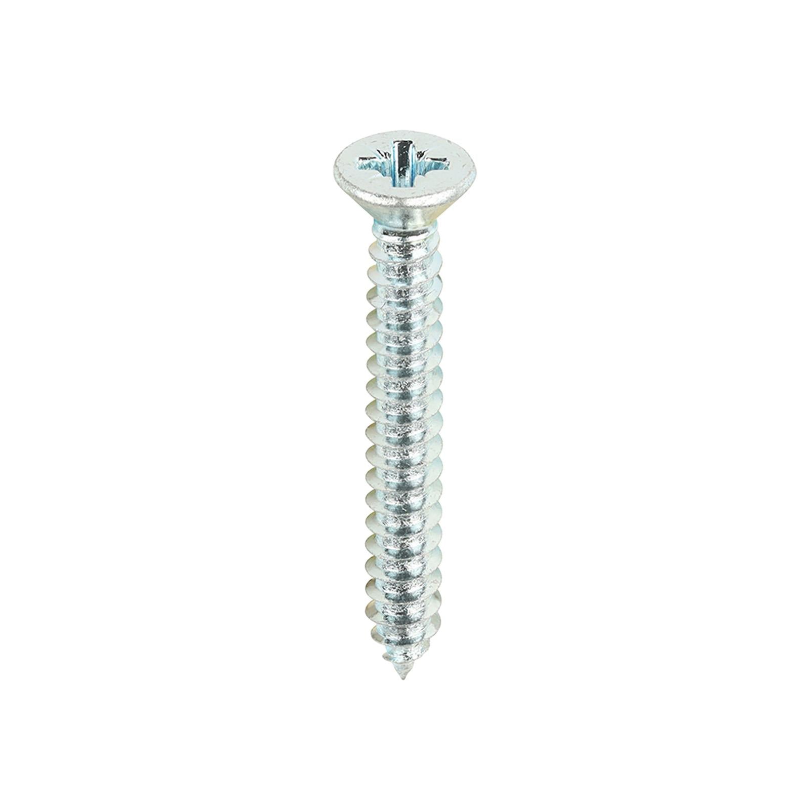 TIMCO Self Tapping Screws Countersunk Zinc Pozi - Choose Size