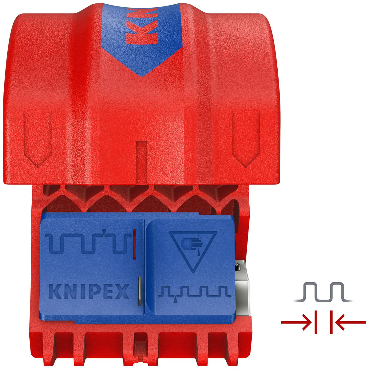 KNIPEX BIX Cutter with Corrugated Pipe Cutting Insert 90 22 10 V01  White Rose Tools