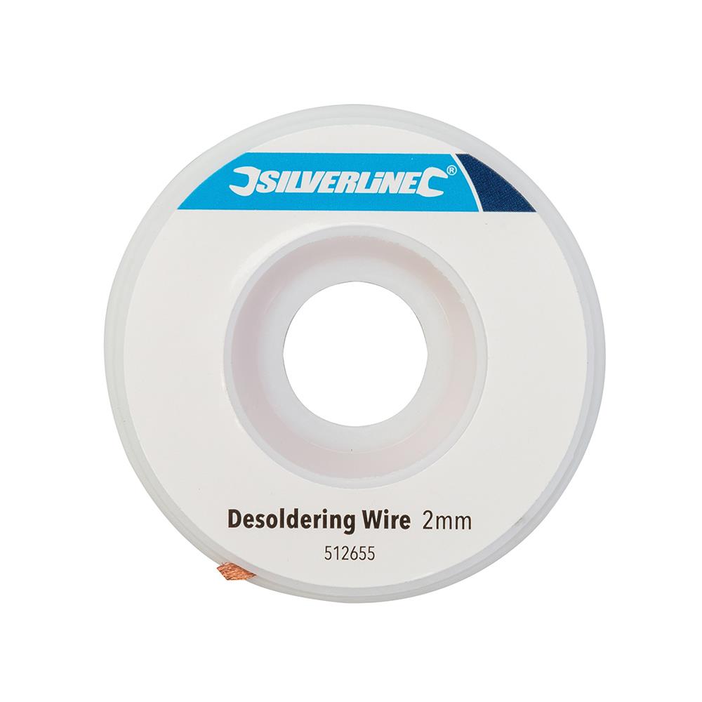 Silverline Desoldering Wire 2mm 512655