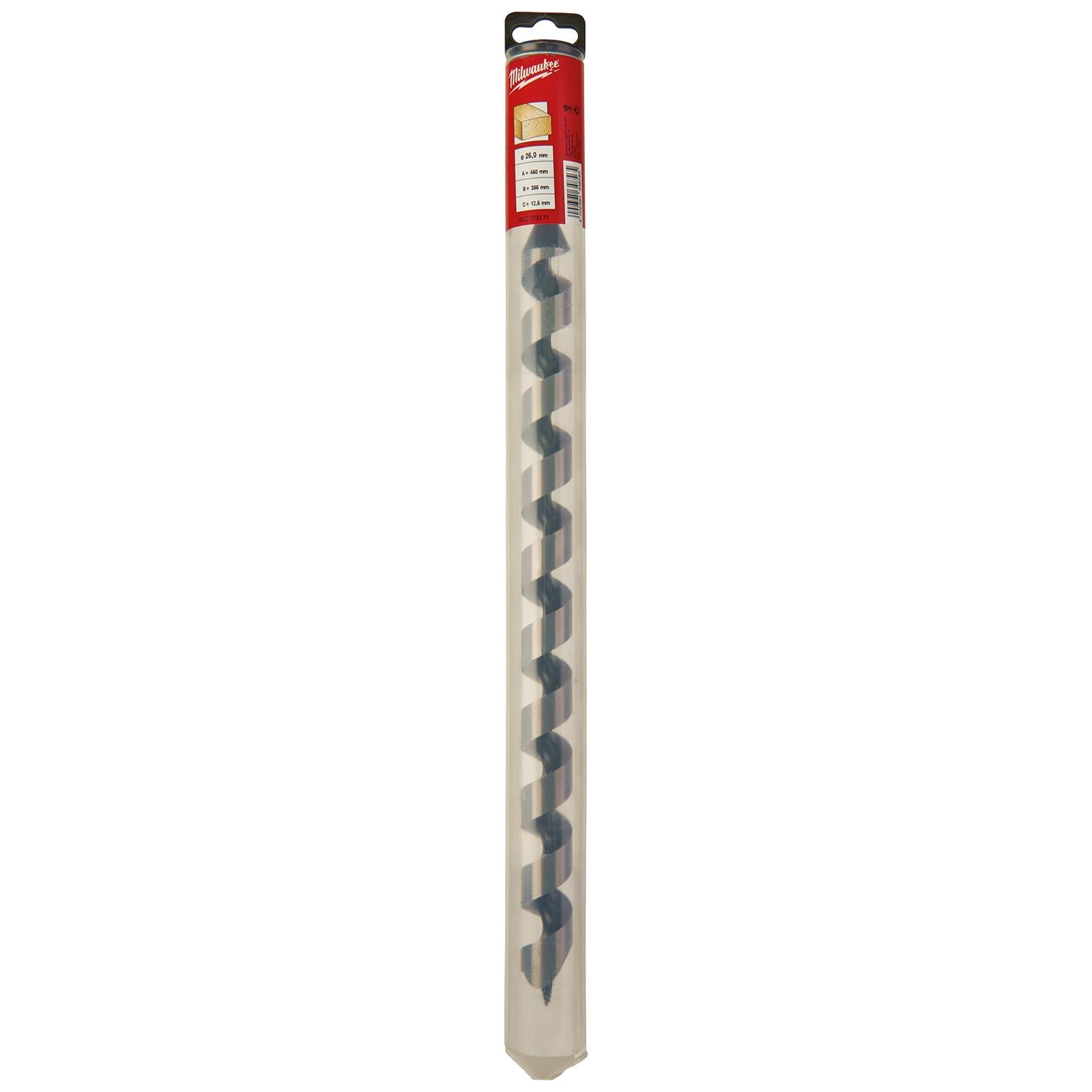Milwaukee Wood Auger Drill Bits 460mm Overall Length 