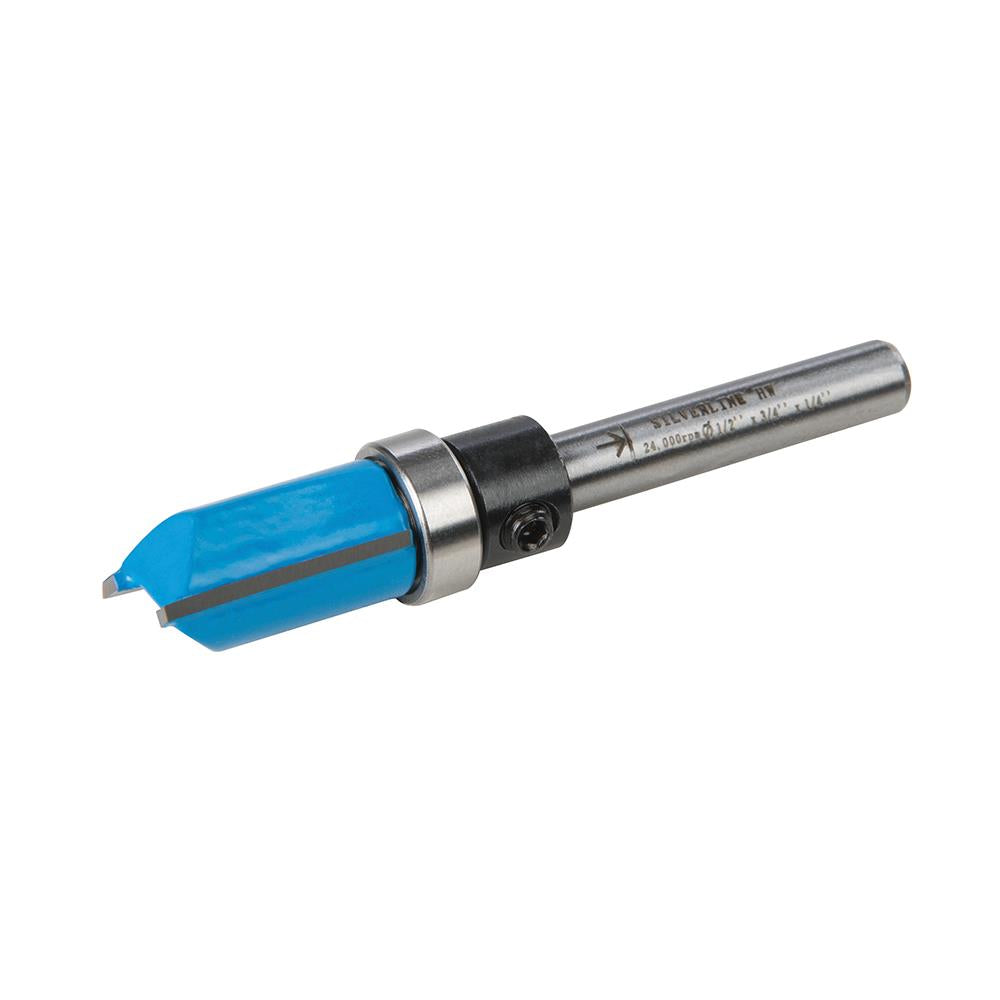 Silverline 1/4" Shank TCT Template Cutter Router Bits