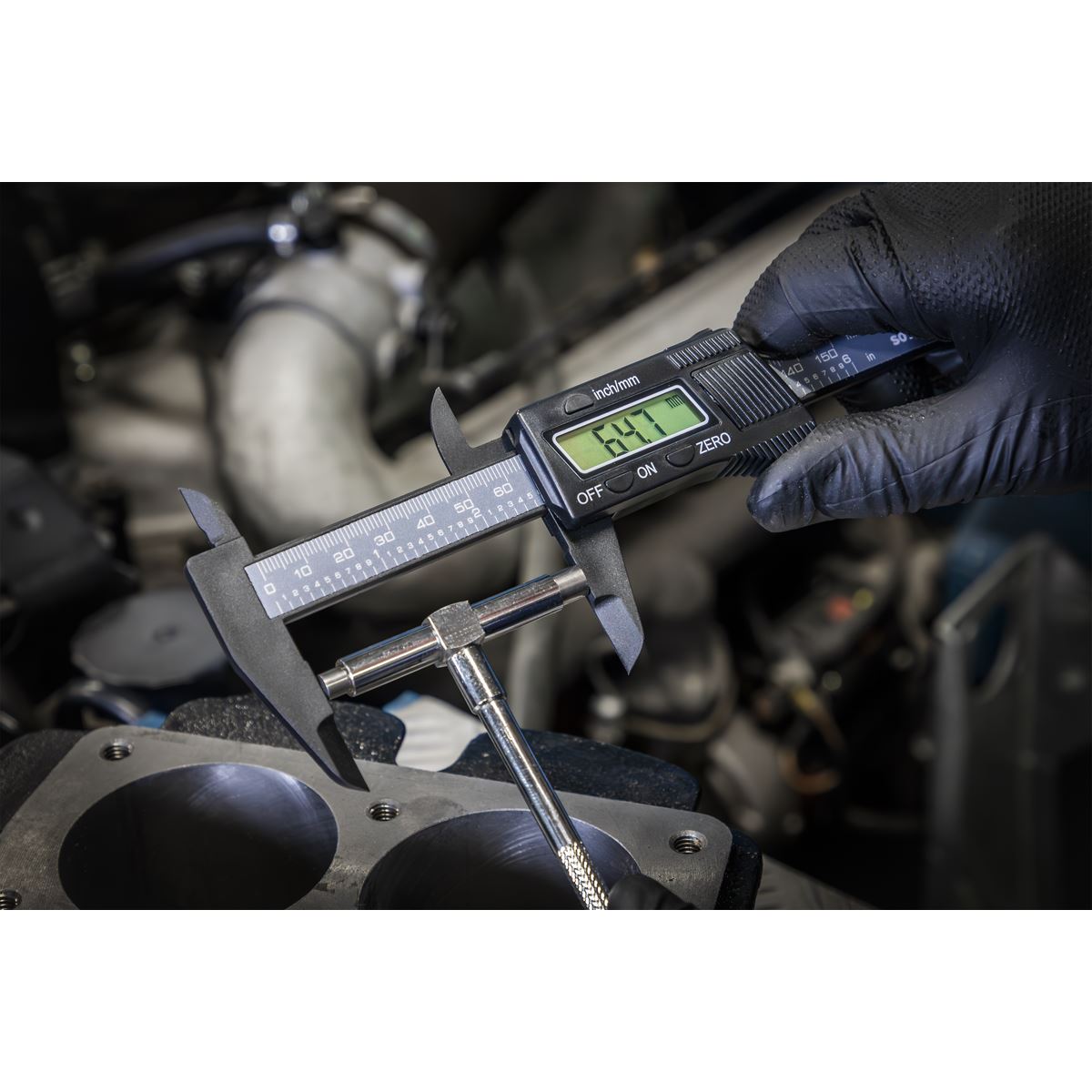 Siegen by Sealey Digital Electronic Vernier Caliper 0-150mm(0-6") 