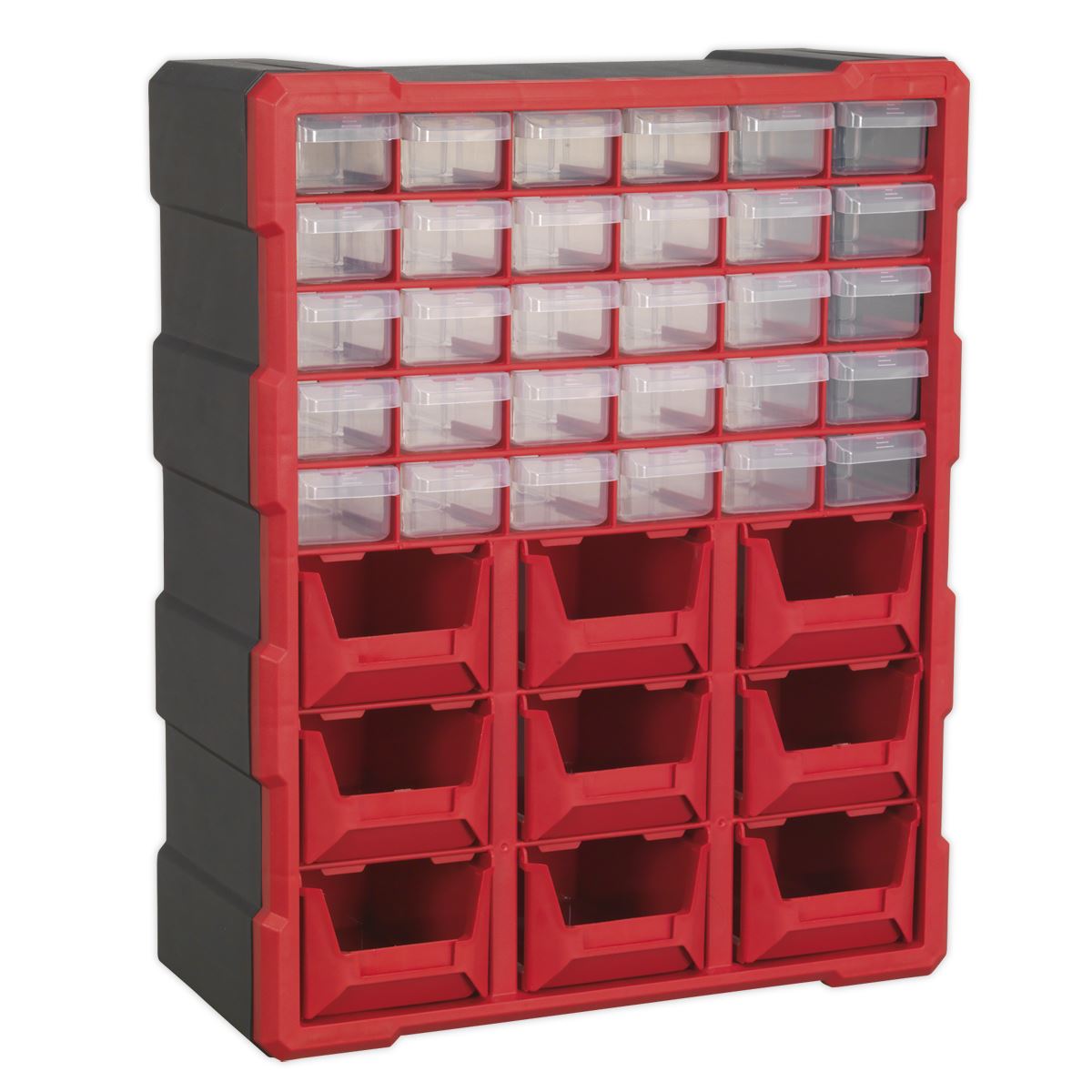 Sealey Cabinet Box 39 Drawer - Red/Black 