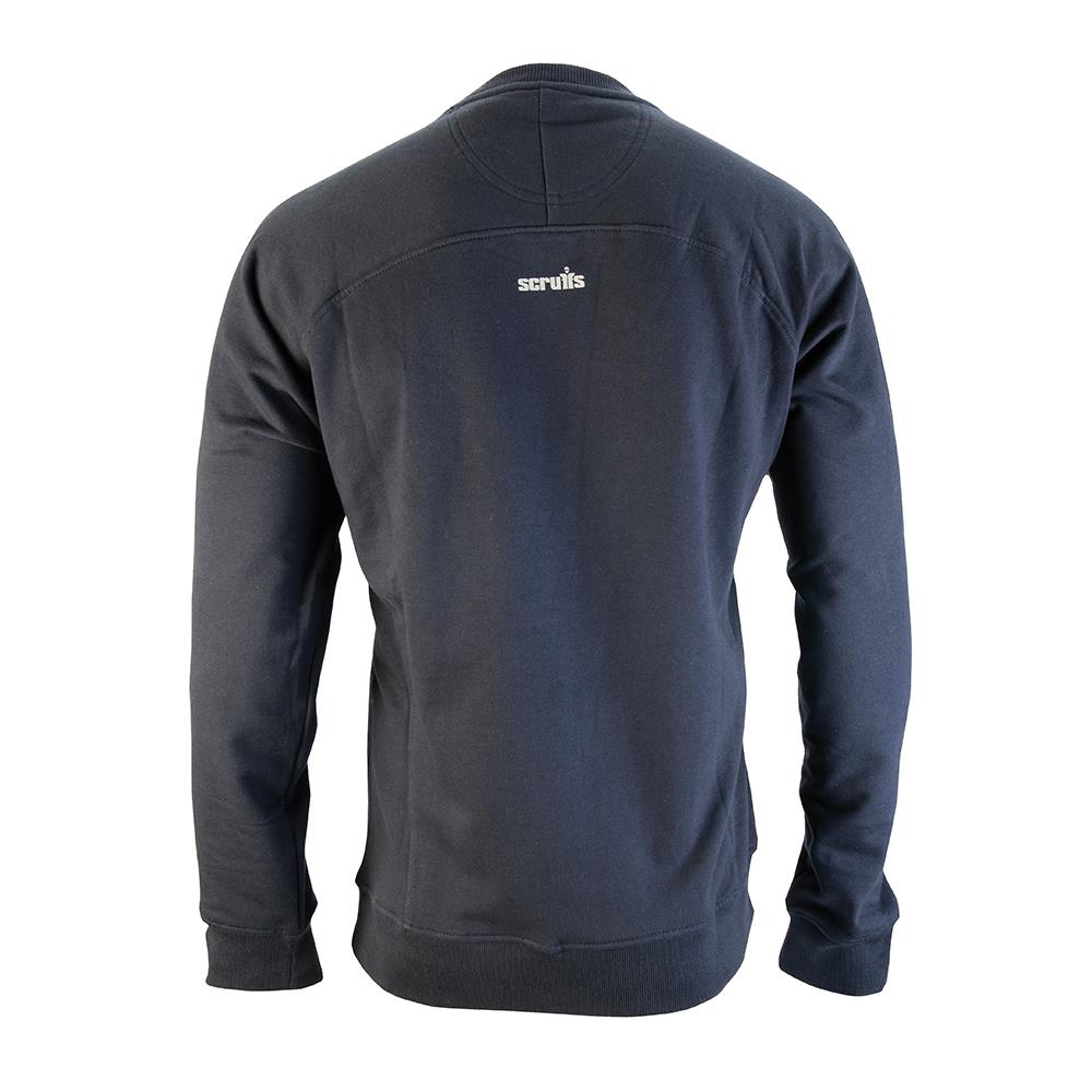 Scruffs Eco Worker Sweatshirt Navy - Choose Size