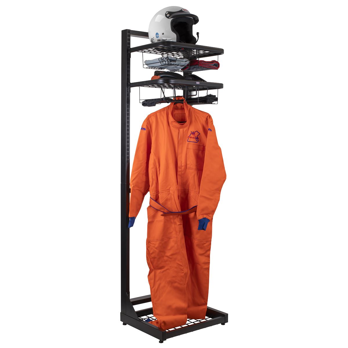 Sealey Motorcycle Helmet & Gear Tidy, Freestanding 