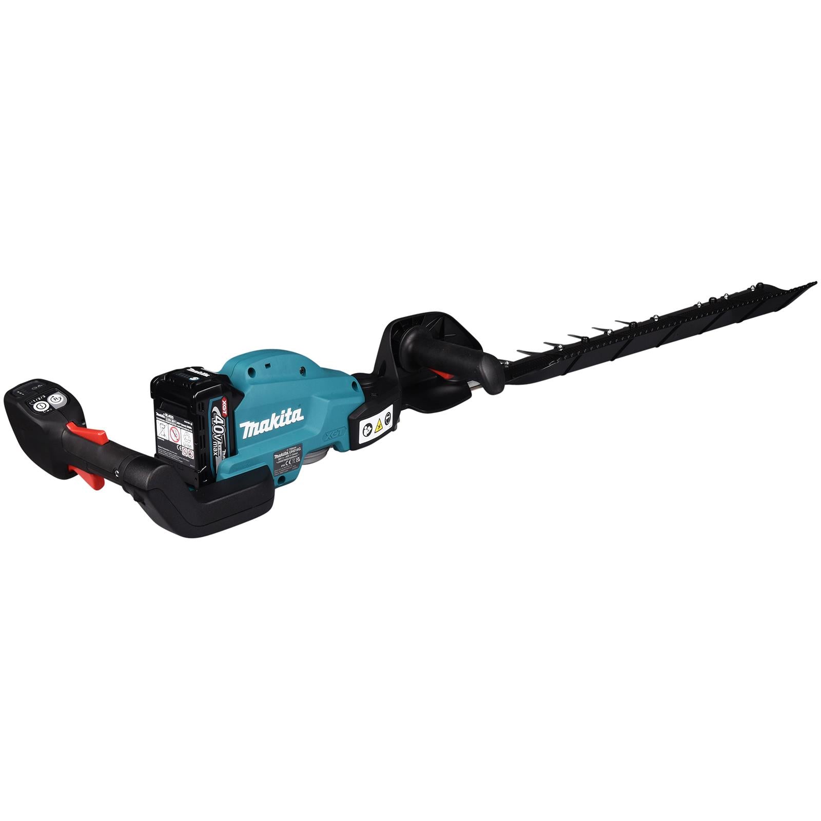 Makita Hedge Trimmer Kit 75cm 40V XGT Li-ion Brushless Cordless 2 x 2.5Ah Battery and Rapid Charger Garden Bush Cutter Cutting UH014GD202
