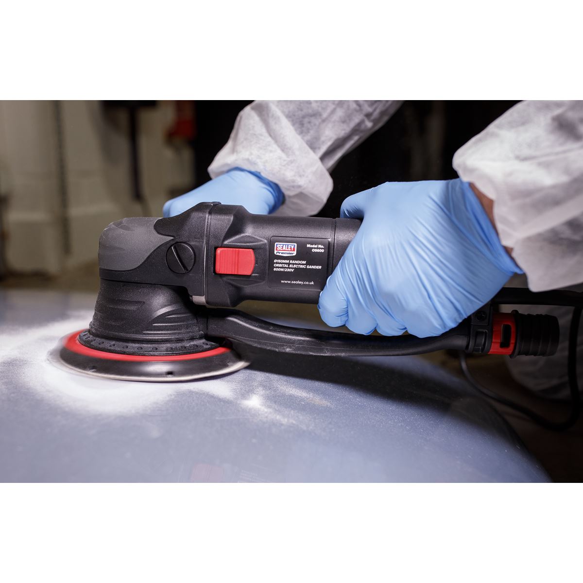 Sealey Premier Random Orbital Electric Sander Ø150mm 600W