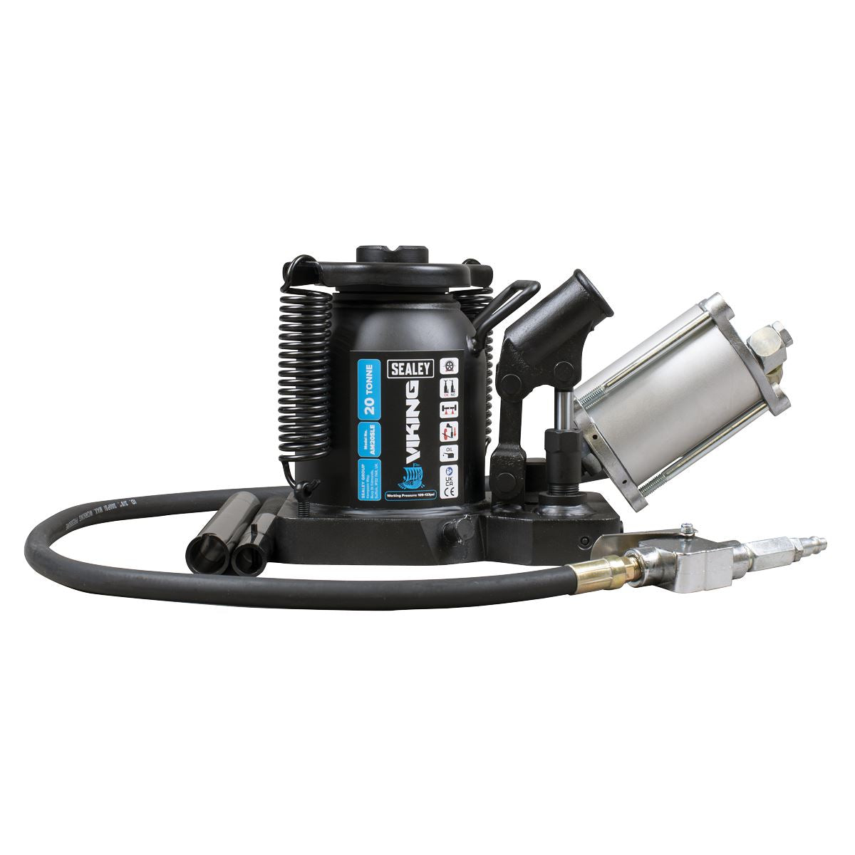 Sealey Viking Manual/Air Hydraulic Bottle Jack 20 Tonne  White Rose Tools