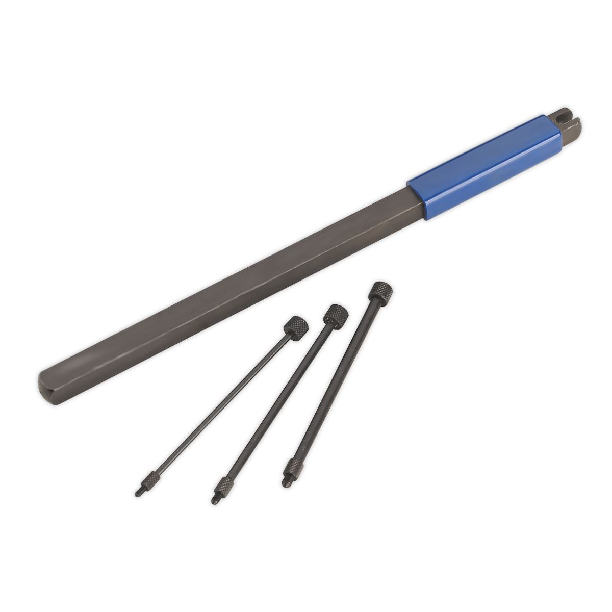 Sealey 4 Piece Door Hinge Pin Extractor Tool Set Remover Steel Pins and Anvil