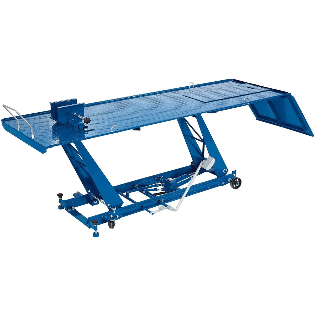 Draper Hydraulic Motorcycle Lift 450kg 37157  White Rose Tools