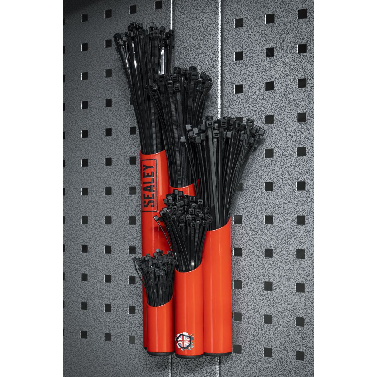 Sealey Large Magnetic Cable Tie Holder - Red  White Rose Tools