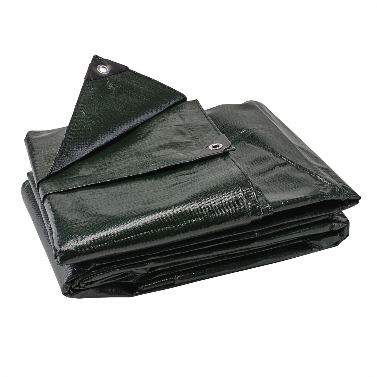 Draper Heavy Duty Polyethylene Tarpaulin 4 x 6m Green 13488  White Rose Tools