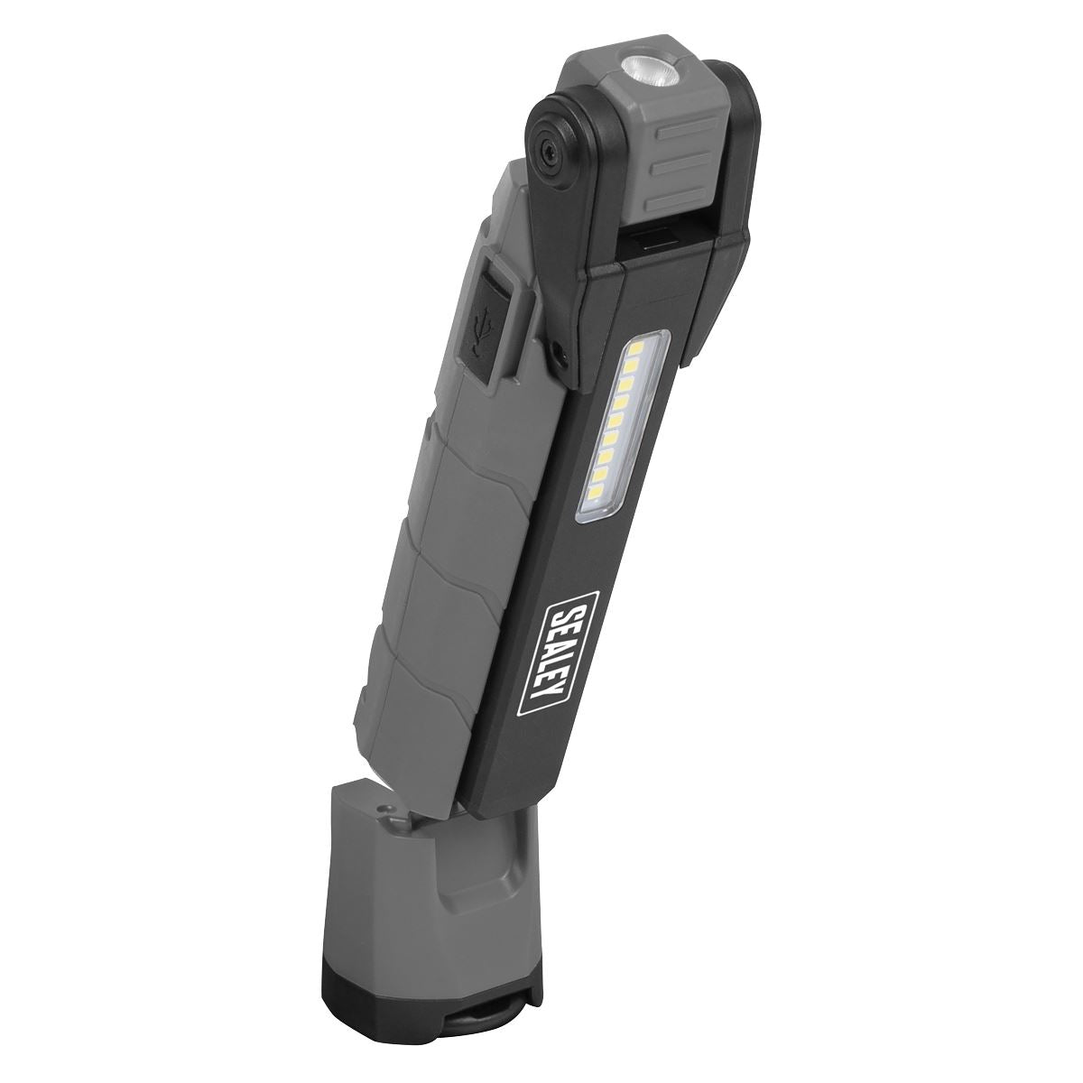 Sealey Rechargeable 360° Inspection Light 10W & 2 x 4W SMD LED Grey  White Rose Tools