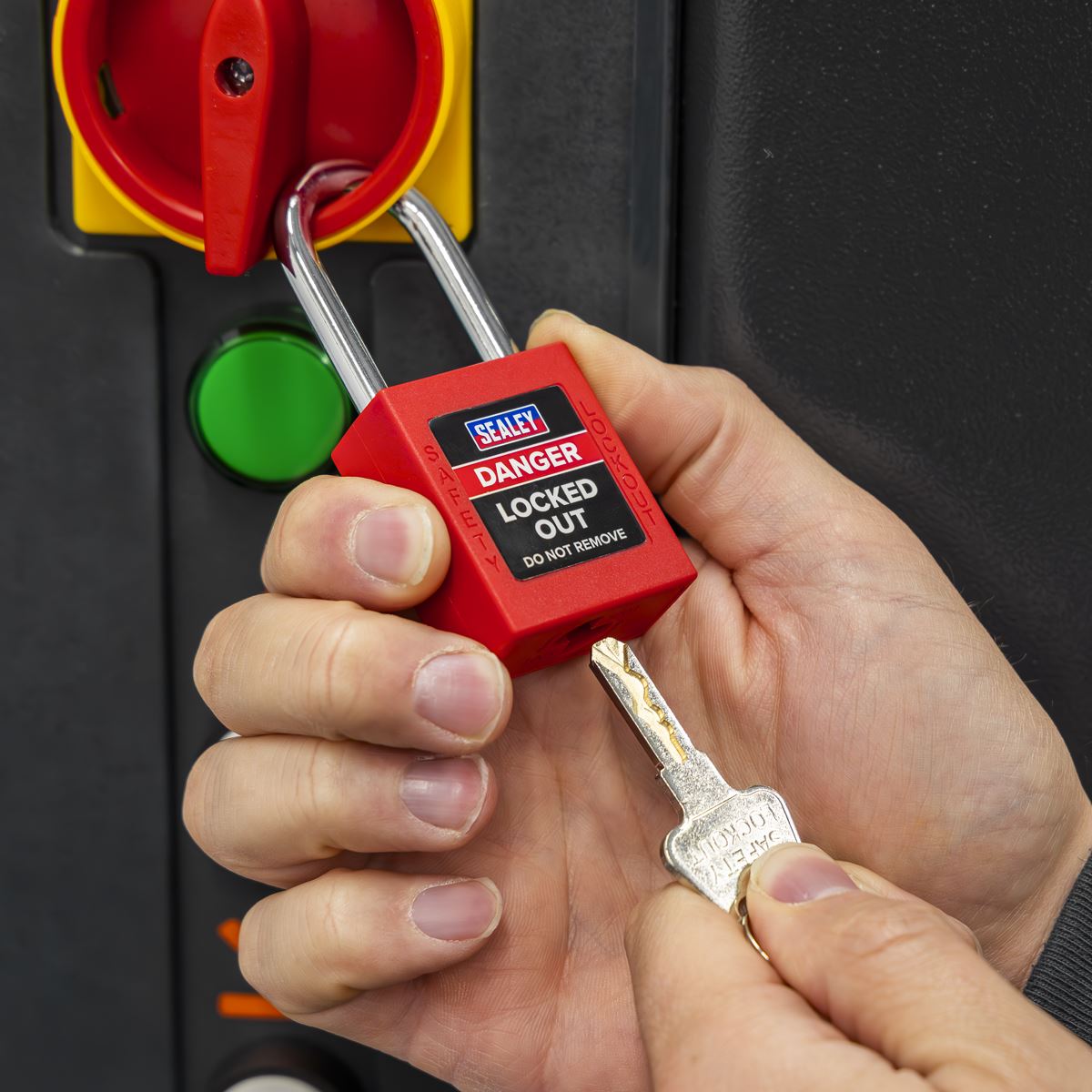 Sealey Safety Lockout Padlock  White Rose Tools