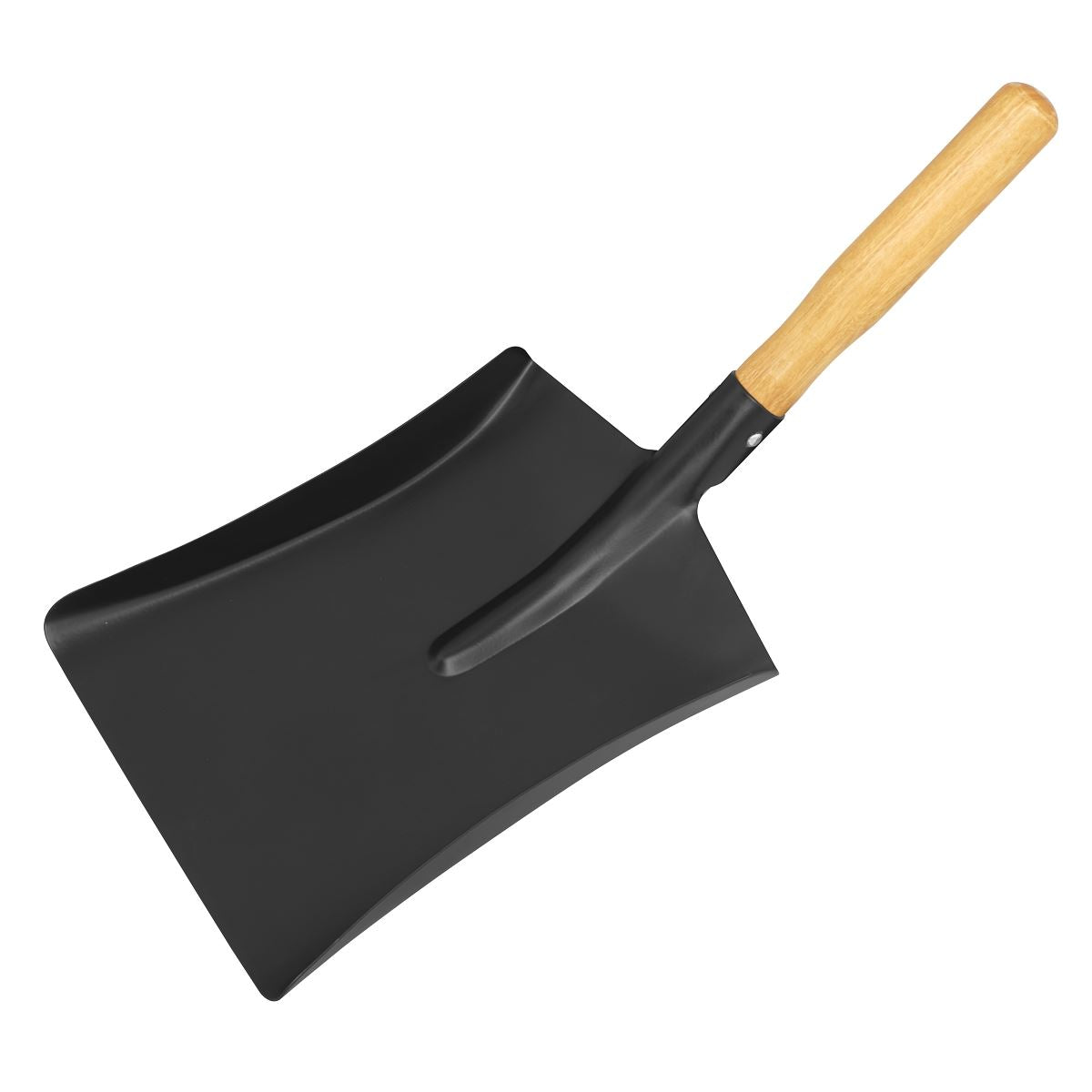 Sealey Coal shovel 8" with 228mm Wooden Handle 