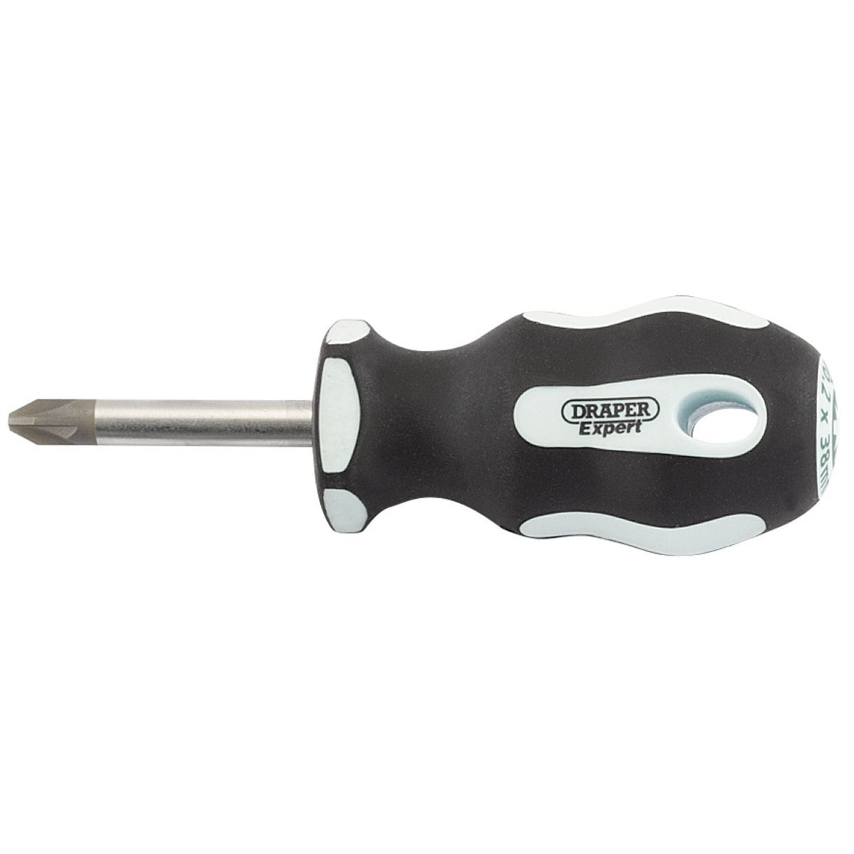 Draper Expert PZ TYPE Soft Grip Screwdriver No.2 x 38mm 34996  White Rose Tools