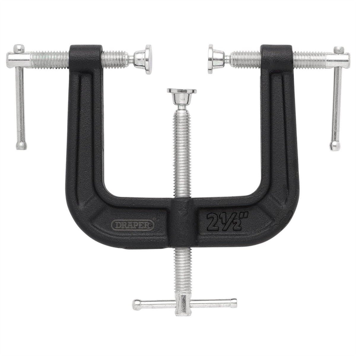Draper 3-Way G-Clamp 63mm 19404  White Rose Tools