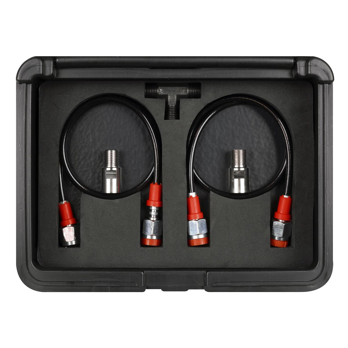 Sealey Digital Fuel Injection Pressure Test Kit for GDI Fuel Circuits 6pc