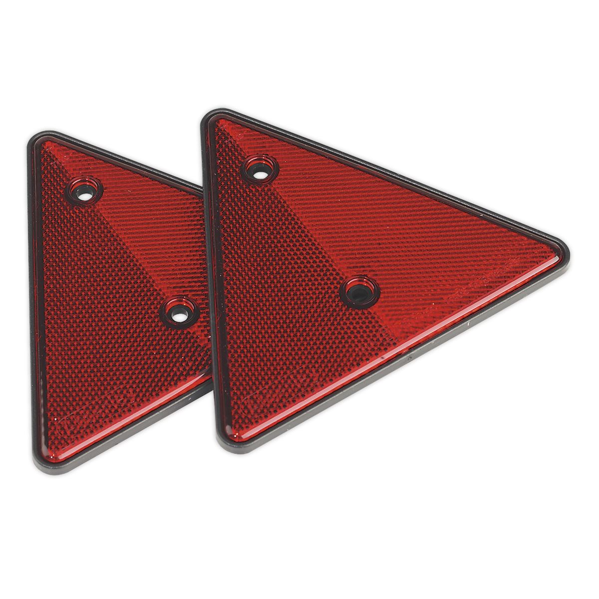 Sealey Rear Reflective Red Triangle Pack of 2 