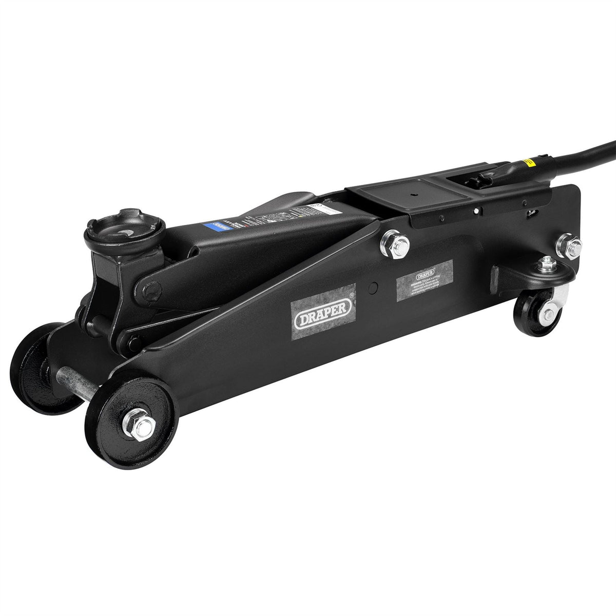 Draper Trolley Jack 3 Tonne Black 27635  White Rose Tools