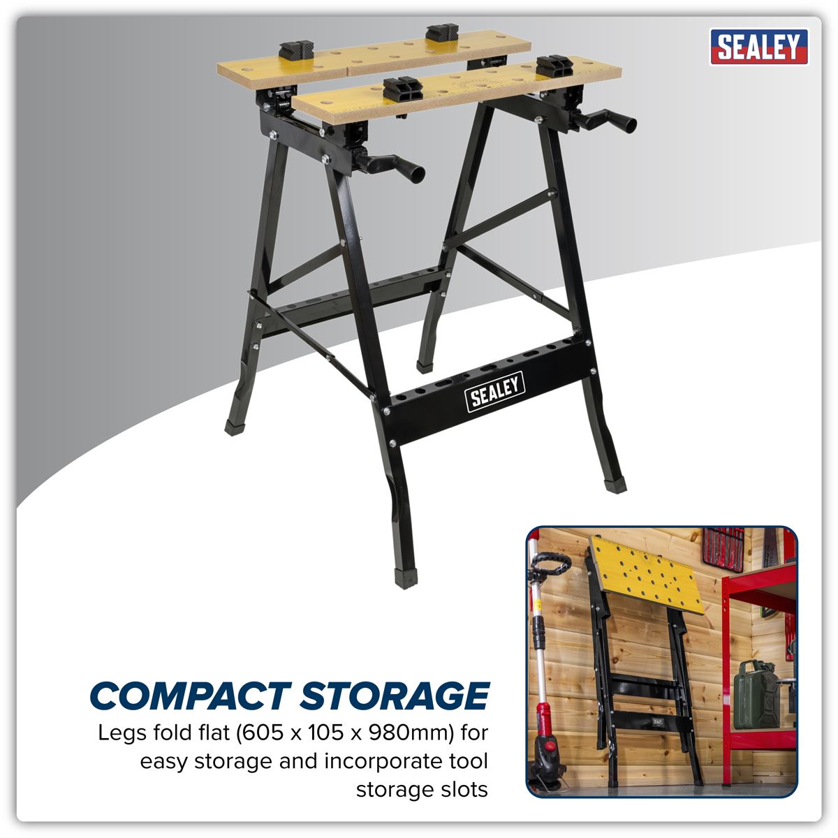 Sealey Tilt & Clamp Folding Workbench