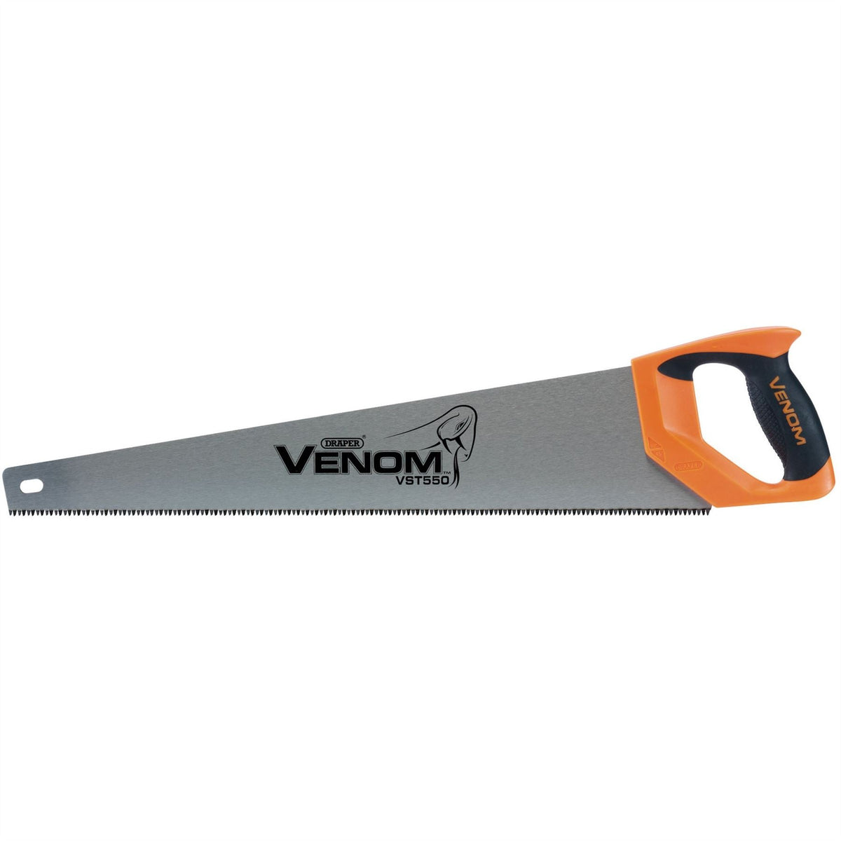 Draper Venom® First Fix Triple Ground Handsaw 550mm 7tpi/8ppi 82203  White Rose Tools