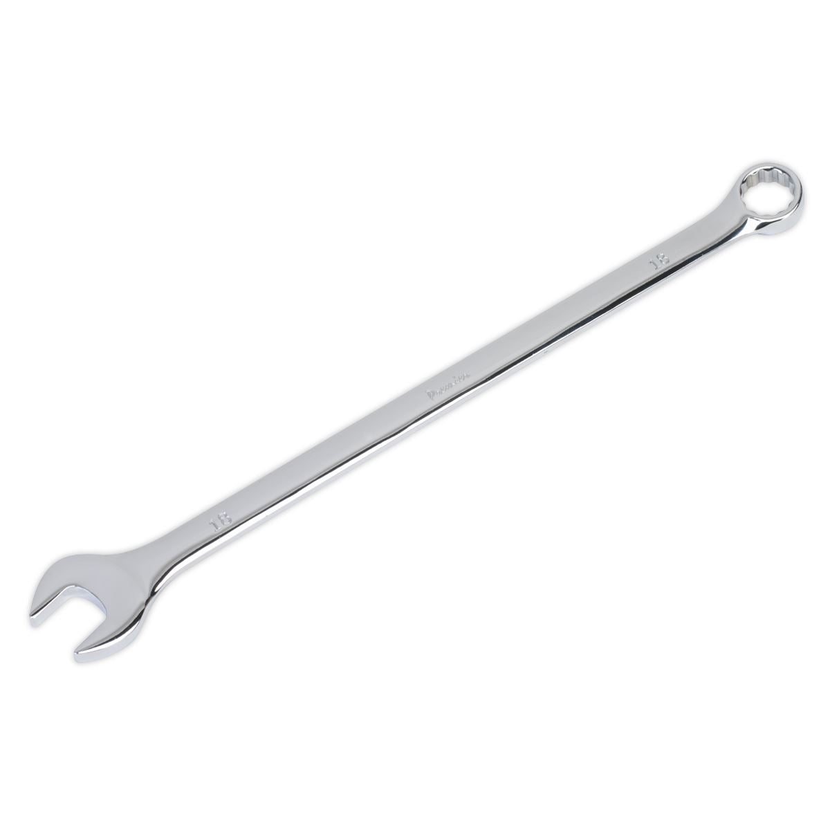 Sealey Combination Spanner Extra-Long 18mm Premier WallDrive Wrench Garage Tool