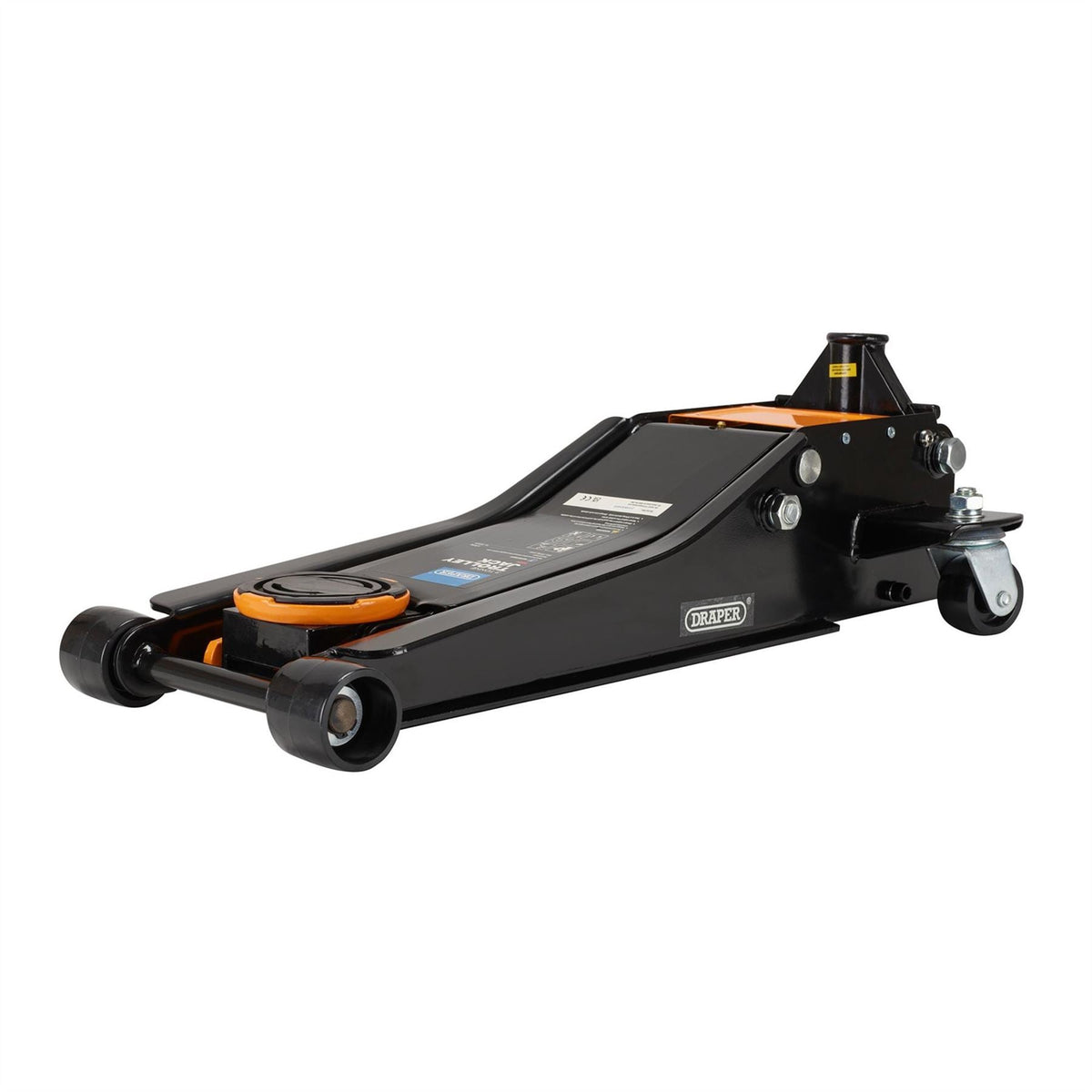 Draper Trolley Jack 3 Tonne Orange 28494  White Rose Tools