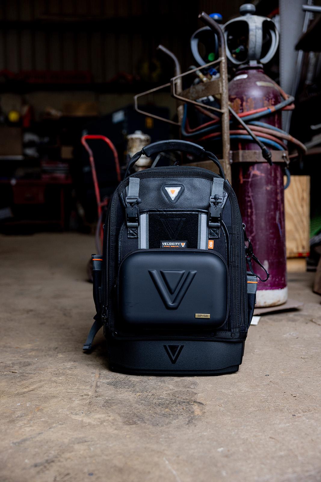 Velocity Rogue 50 Backpack Black Connect Compatible BP-50-B-C  White Rose Tools
