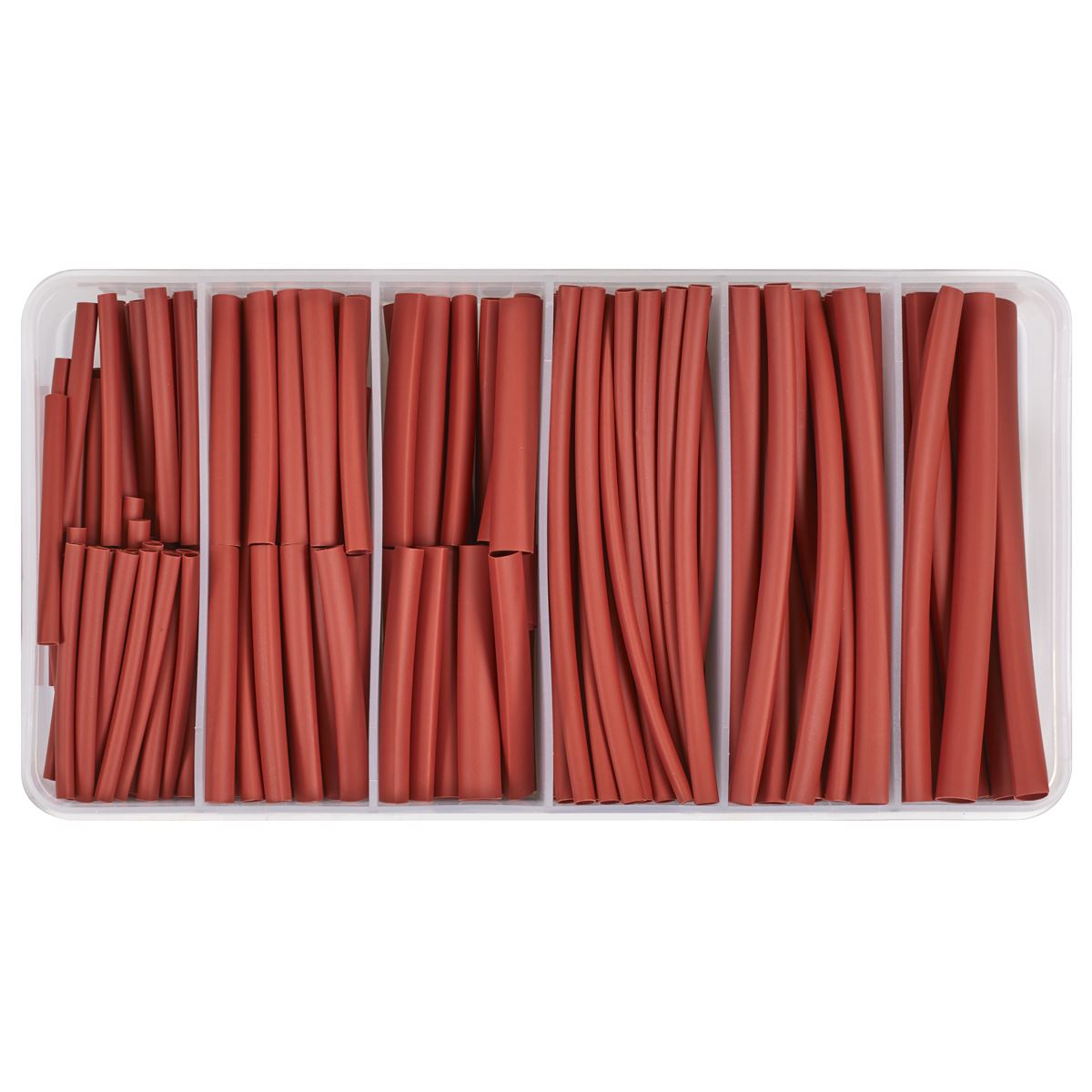 Sealey Heat Shrink Tubing Assortment 180pc 50 & 100mm Red